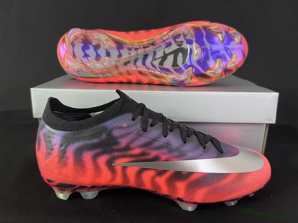 Unisex Nike Air Zoom Mercurial Vapor 16 Elite FG Football Boots - Orange/Fiery Sunset/Abyssal Blue