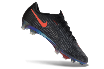 Unisex Nike Air Zoom Mercurial Superfly 11 FG Football Boots - Black/Vibrant Orange/Rainbow Burst