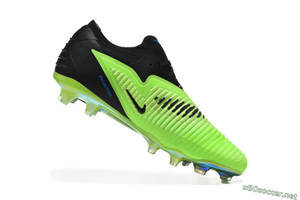 Men's Nike Phantom 6 Elite Low FG Football Boots - Green/Electric Green/Black 7
