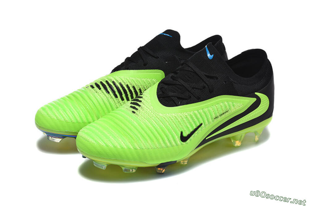 Men's Nike Phantom 6 Elite Low FG Football Boots - Green/Electric Green/Black 5