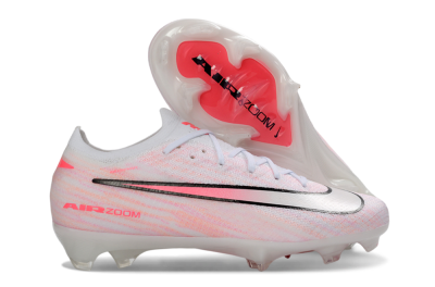 Unisex Nike Air Zoom Mercurial Vapor 16 Elite FG Football Boots - Pink/Electro Pink/Snow White