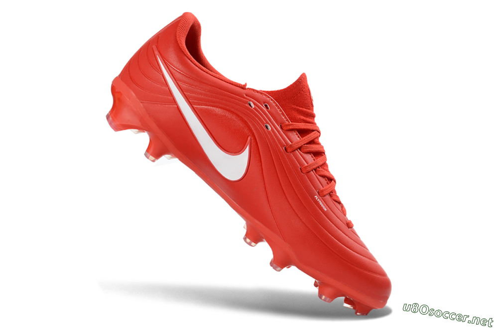 Unisex Nike Tiempo Legend 11 Elite FG Football Boots - Red/Fiery Red/White 4