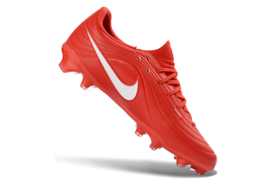 Unisex Nike Tiempo Legend 11 Elite FG Football Boots - Red/Fiery Red/White