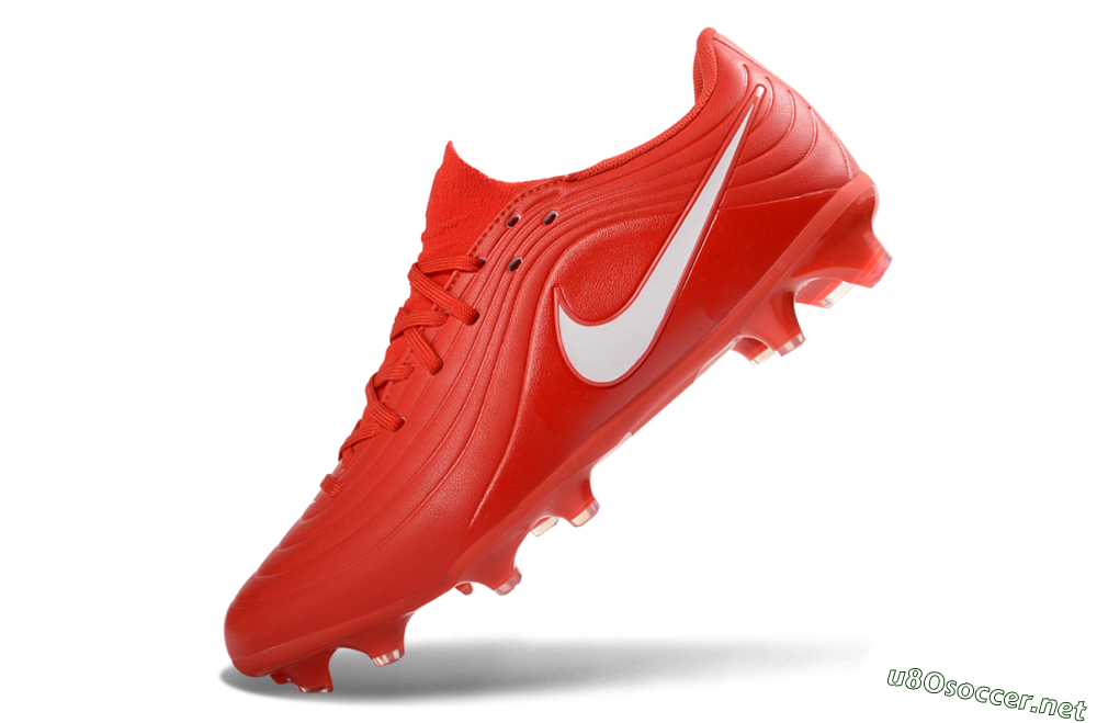 Unisex Nike Tiempo Legend 11 Elite FG Football Boots - Red/Fiery Red/White 5