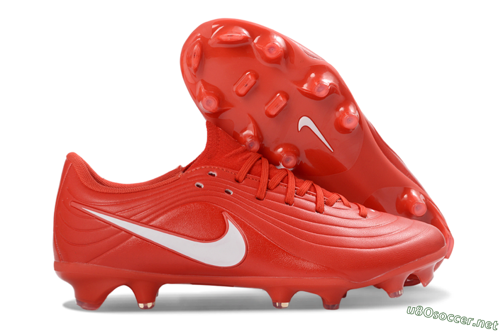 Unisex Nike Tiempo Legend 11 Elite FG Football Boots - Red/Fiery Red/White 2