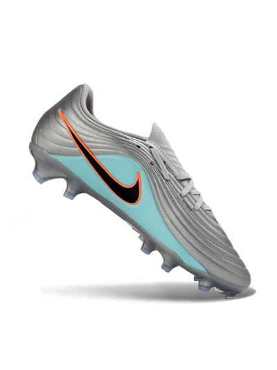 Men's Nike Tiempo Legend 11 Elite FG Football Boots - Gray/Vibrant Orange/Light Aqua