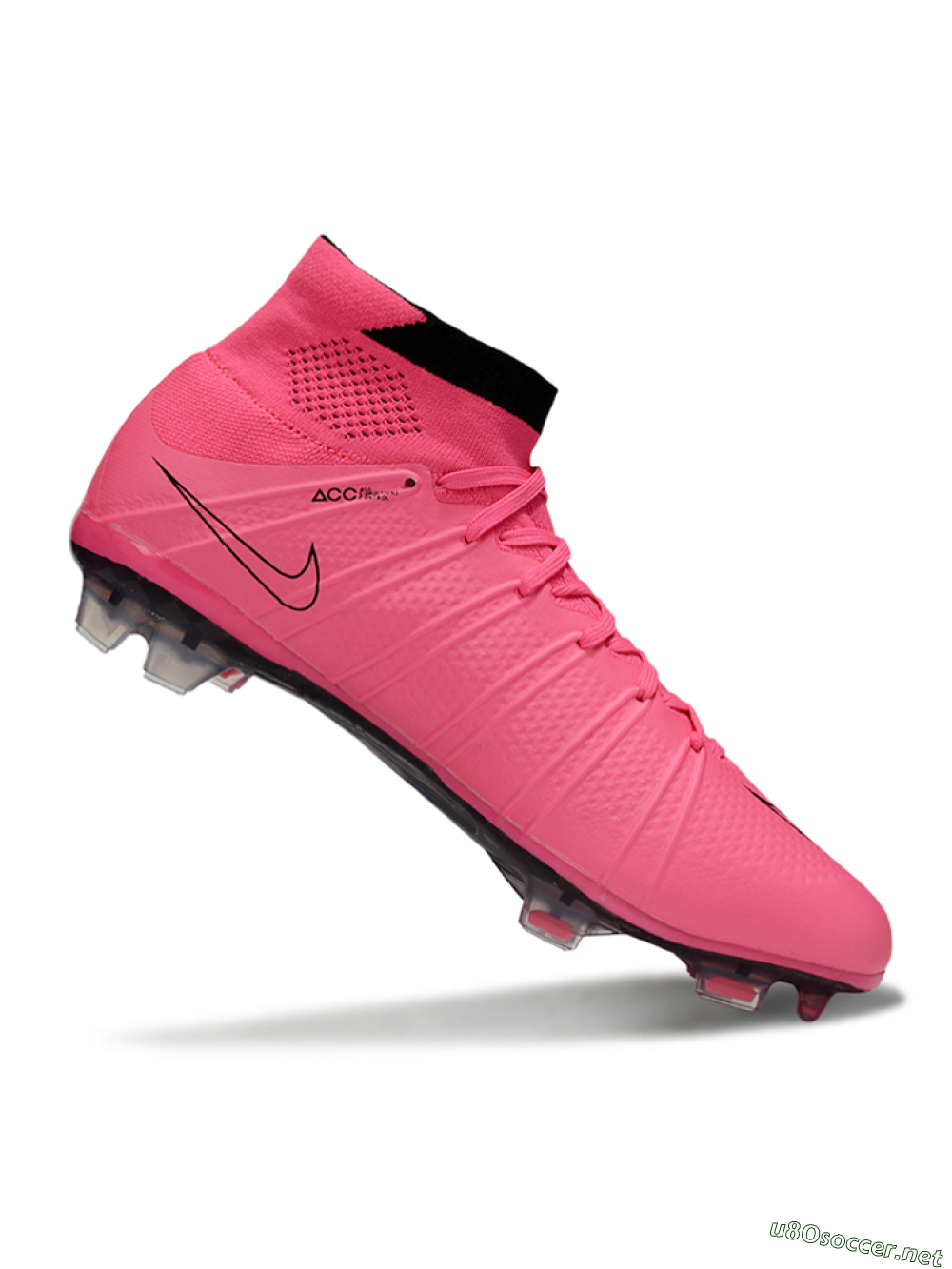 Men's Nike Zoom Mercurial Superfly 4 Elite FG Football Boots - Pink/Vibrant Pink/Jet Black 4