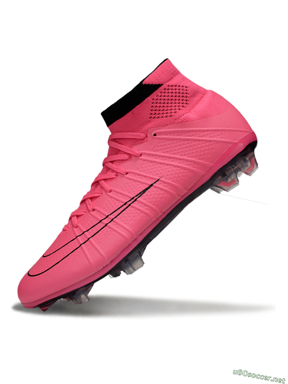 Men's Nike Zoom Mercurial Superfly 4 Elite FG Football Boots - Pink/Vibrant Pink/Jet Black 5