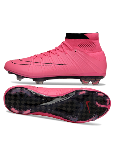 Men's Nike Zoom Mercurial Superfly 4 Elite FG Football Boots - Pink/Vibrant Pink/Jet Black