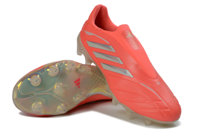 Men's Adidas Copa Pure 3 Elite FG Football Boots - Red/Bright Coral/Metallic Silver