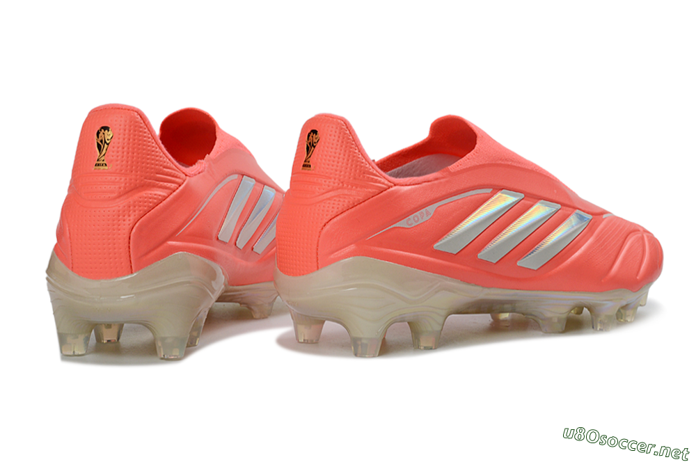 Men's Adidas Copa Pure 3 Elite FG Football Boots - Red/Bright Coral/Metallic Silver 6