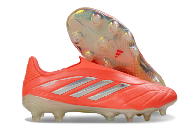 Men's Adidas Copa Pure 3 Elite FG Football Boots - Red/Bright Coral/Metallic Silver