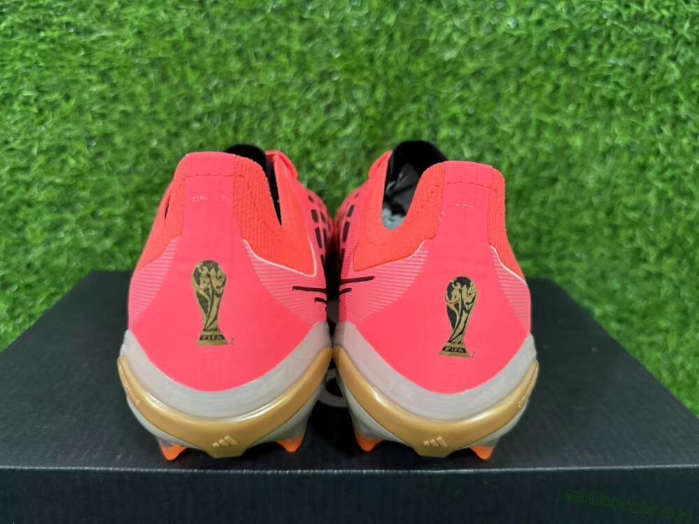 Unisex Adidas Predator 26 Elite FG Football Boots - Pink/Vibrant Coral/Steel Gray