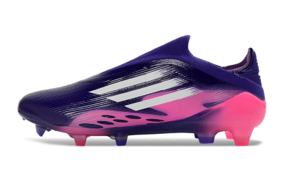 Unisex Adidas F50 Elite Laceless FG Football Boots - Purple/Vibrant Pink/Deep Purple