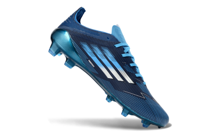 Unisex Adidas F50 Elite FG Football Boots - Blue/Deep Ocean/Sky Blue