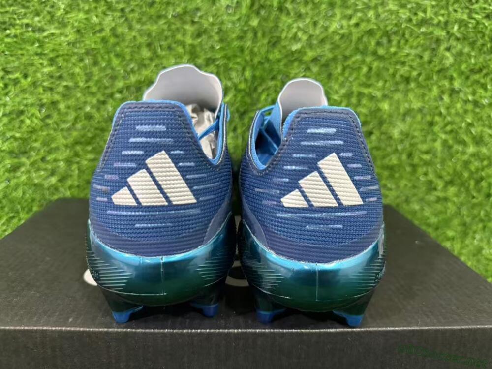 Unisex Adidas F50 Elite FG Football Boots - Blue/Deep Ocean/Sky Blue 10
