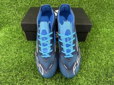 Unisex Adidas F50 Elite FG Football Boots - Blue/Deep Ocean/Sky Blue