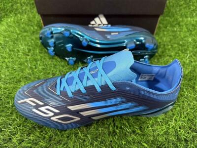 Unisex Adidas F50 Elite FG Football Boots - Blue/Deep Ocean/Sky Blue