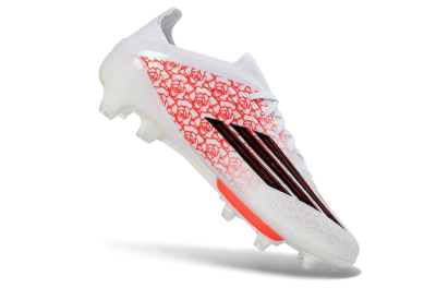 Unisex Adidas F50+ Elite Lightstrike Pro FG Football Boots - White/Crimson Red/Black