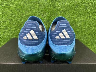 Unisex Adidas F50 Elite Laceless FG Football Boots - Blue/Sky Blue/Navy Blue