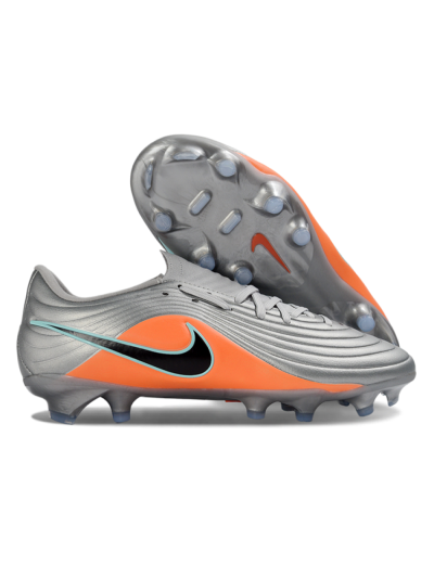 Men's Nike Tiempo Legend 11 Elite FG Football Boots - Gray/Vivid Orange/Mint Blue