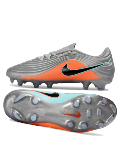 Men's Nike Tiempo Legend 11 Elite FG Football Boots - Gray/Vivid Orange/Mint Blue