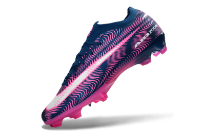 Unisex Nike Air Zoom Mercurial Vapor 16 Elite FG Football Boots - Blue/Electric Pink/Navy Blue
