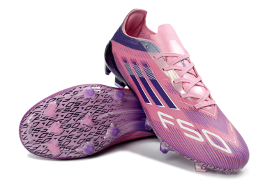 Men's Adidas F50 Elite FG Football Boots - Pink/Vibrant Violet/Soft Lilac
