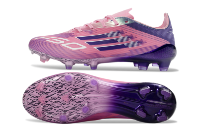 Men's Adidas F50 Elite FG Football Boots - Pink/Vibrant Violet/Soft Lilac