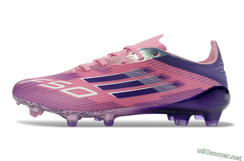 Men's Adidas F50 Elite FG Football Boots - Pink/Vibrant Violet/Soft Lilac 0