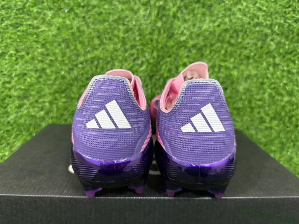 Men's Adidas F50 Elite FG Football Boots - Pink/Vibrant Violet/Soft Lilac