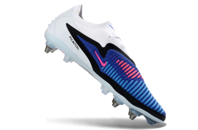 Men's Nike Phantom 6 Elite Low SG Football Boots - Blue/Electric Blue/Neon Pink