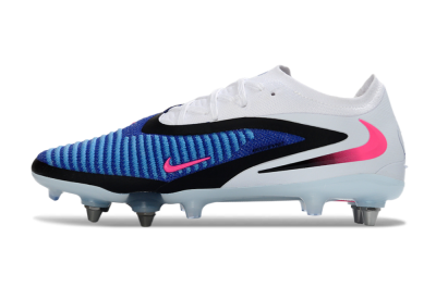Men's Nike Phantom 6 Elite Low SG Football Boots - Blue/Electric Blue/Neon Pink