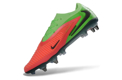 Men's Nike Phantom 6 Elite Low SG Football Boots - Green/Neon Green/Flame Orange