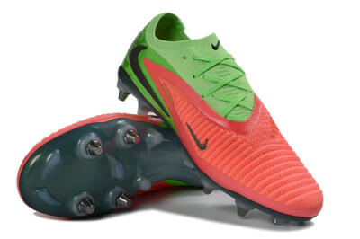 Men's Nike Phantom 6 Elite Low SG Football Boots - Green/Neon Green/Flame Orange