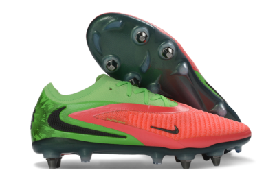 Men's Nike Phantom 6 Elite Low SG Football Boots - Green/Neon Green/Flame Orange