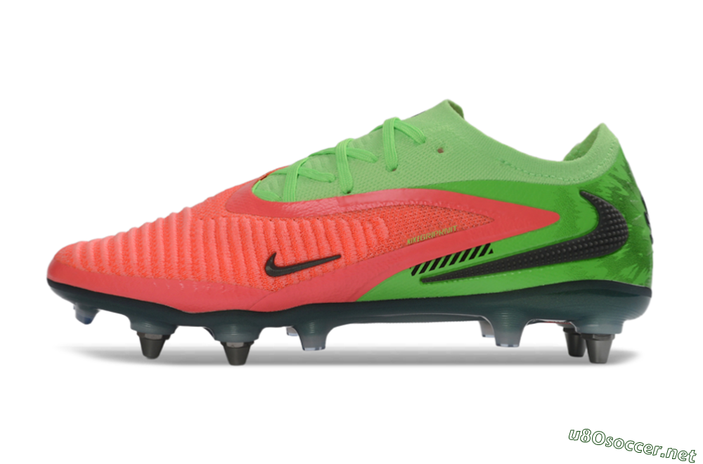 Men's Nike Phantom 6 Elite Low SG Football Boots - Green/Neon Green/Flame Orange 0