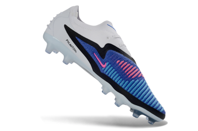 Men's Nike Phantom 6 Elite Low AG Football Boots - Blue/Electric Blue/Neon Pink