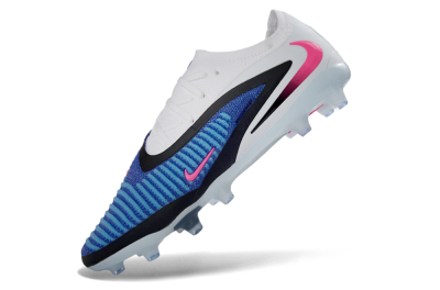 Men's Nike Phantom 6 Elite Low AG Football Boots - Blue/Electric Blue/Neon Pink