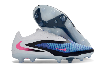 Men's Nike Phantom 6 Elite Low AG Football Boots - Blue/Electric Blue/Neon Pink