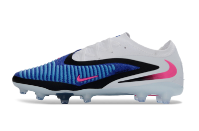 Men's Nike Phantom 6 Elite Low AG Football Boots - Blue/Electric Blue/Neon Pink