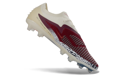 Men's Nike Phantom 6 Elite Low AG Football Boots - Crimson/Cream/Deep Blue