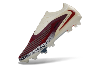 Men's Nike Phantom 6 Elite Low AG Football Boots - Crimson/Cream/Deep Blue