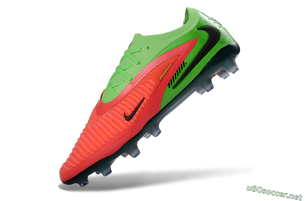 Men's Nike Phantom 6 Elite Low AG Football Boots - Pink/Neon Green/Black 5