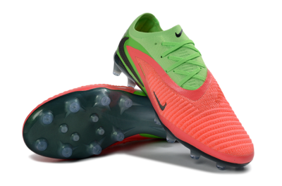 Men's Nike Phantom 6 Elite Low AG Football Boots - Pink/Neon Green/Black
