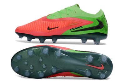 Men's Nike Phantom 6 Elite Low AG Football Boots - Pink/Neon Green/Black