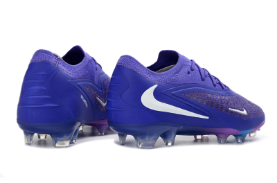 Unisex Nike Phantom 6 Elite Low FG Football Boots - Purple/Royal Purple/Electric Blue