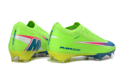 Men's Nike Air Zoom Mercurial Vapor 16 Elite FG Football Boots - Green/Electric Lime/Deep Blue