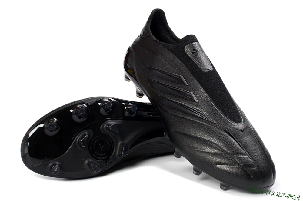 Men's Adidas Copa Pure 3 Elite FG Football Boots - Black/Midnight Black/Onyx Black 3