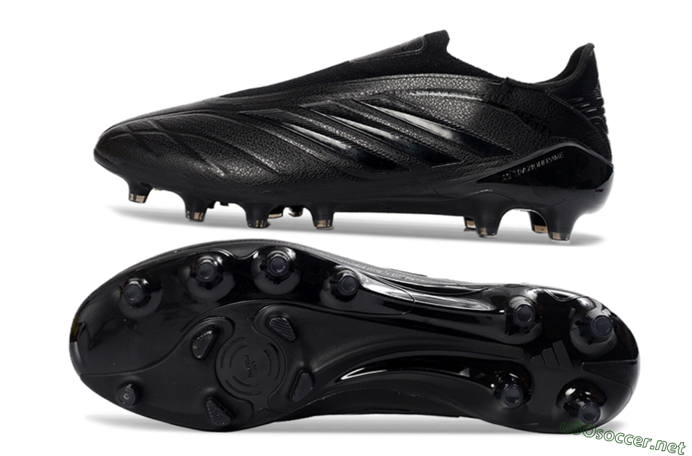 Men's Adidas Copa Pure 3 Elite FG Football Boots - Black/Midnight Black/Onyx Black 1